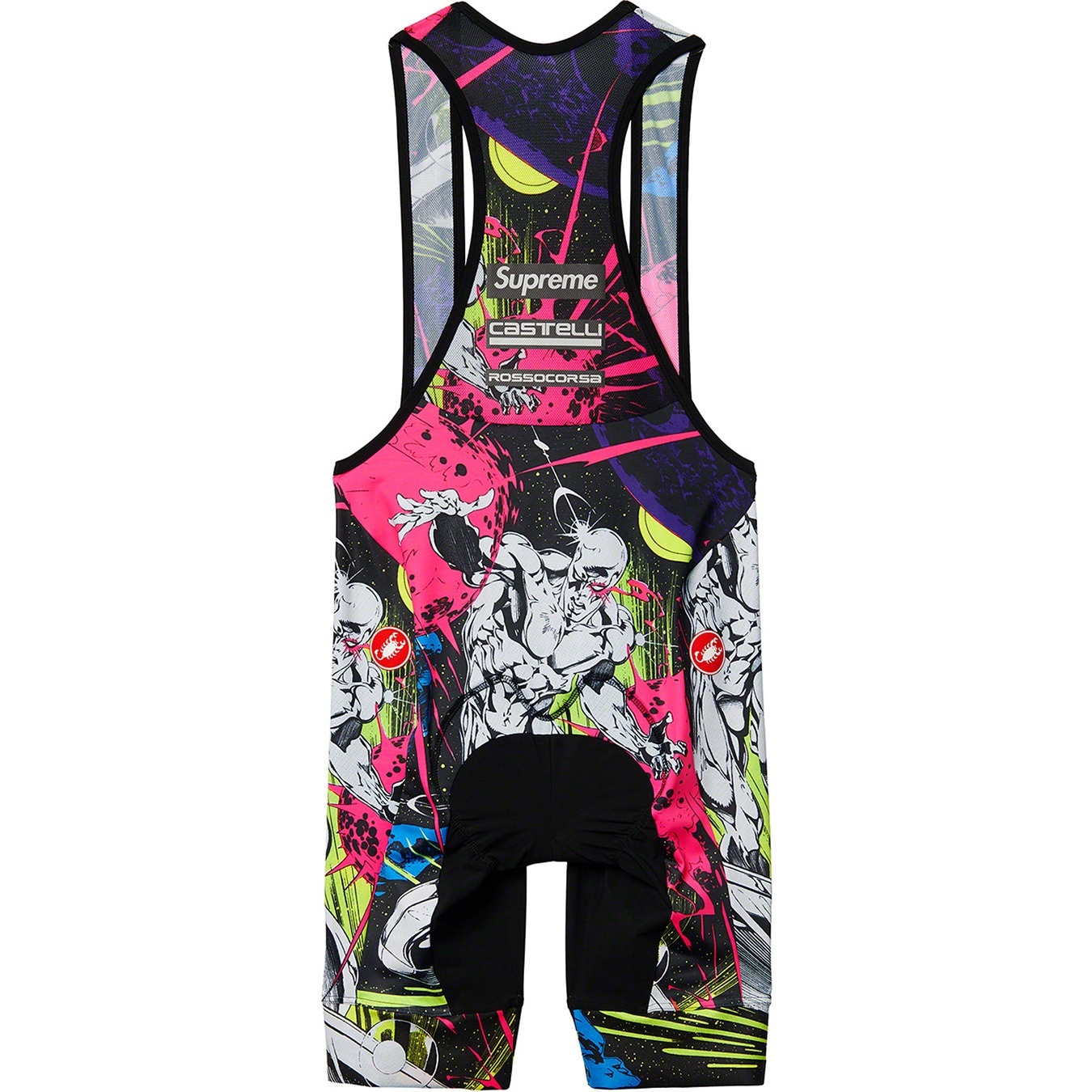 Supreme®/Castelli Silver Surfer Cycling Bib Short view 3